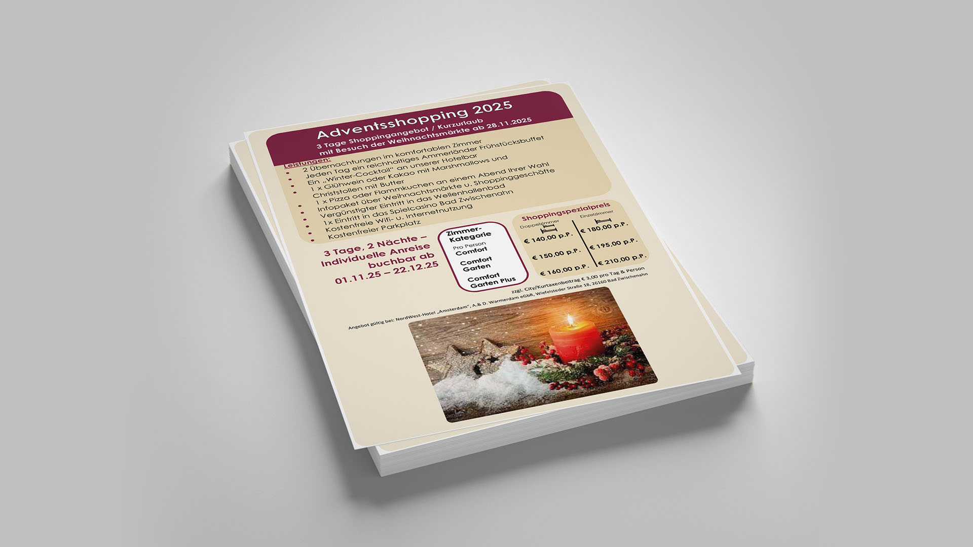 NordWest-Hotels Prospekte Preview Cocktail Kohlfahrt